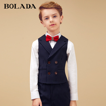 bolada childrens vest dress suit Boy student host chorus performance dress baby performance spring and summer