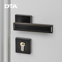 Split lock Silent zinc alloy yellow bronze indoor bedroom split lock Stainless steel magnetic lock body door universal style