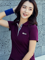 2021 New Korean version of short sleeve T-shirt summer cotton loose Paul top sports half sleeve women polo shirt