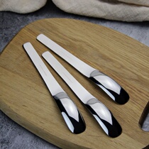 Nordic 18-10 Stainless Steel Square Head Sweet Spot Spoon Yogurt Spoon Jelly Spoon Ice Cream Spoon Coffee Stirring Spoon