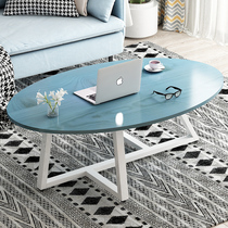 Coffee table living room simple modern side small table simple Nordic imitation solid wood coffee table wooden small household tea table