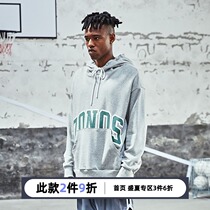 ZONEID2021 Spring and Autumn Letters Print Hood Sweats Mens American Trend Loose Leisure Sports Sweats