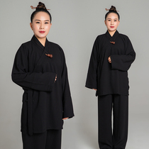 Wunong 2021 Autumn New Taiji clothing men and womens road robe martial arts practice uniforms