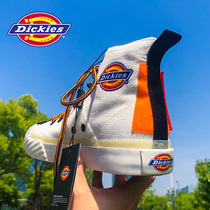 Dickies mens shoes Canvas shoes 2021 summer breathable Korean version of the wild trend high-top casual white shoes board shoes