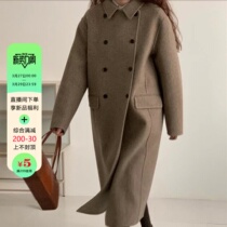 2022 - Winter 2022 new Korean Double - sided Cashmere Coat Woman - Winter Double - sided Cashmere Coat Wools