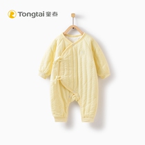 Tongtai new pure cotton newborn clothes 0-3 months baby kimono one-piece men and women baby thin cotton butterfly clothes