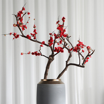 Simulation of plum blossom tree Plum Tree Hotel plum blossom hanging wall fake tree large props landscape garden decoration vase flower arrangement