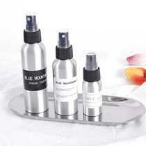 Alcohol disinfectant lotion water sample fine mist small aluminum bottle metal spray bottle can travel makeup spray bottle shading