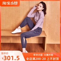 Loose Fitness Suit Women Winter New Spring Autumn Long Sleeve Yoga Suit Professional Fitness Room Sports Running Suit