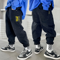 2022 Spring and Autumn New Boys Jeans Big Boys Handsome Trousers Childrens Casual Fashion Pants Trend