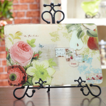 Love Uk Green Kitchen Cutting Board Case Board Chopping Block Home Multifunction Tempered Glass Cut Vegetable Fruit Plate Big panel