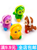 Yiwu small commodity clockwork owl cute on-chain dump toy Kindergarten gift gift stall night