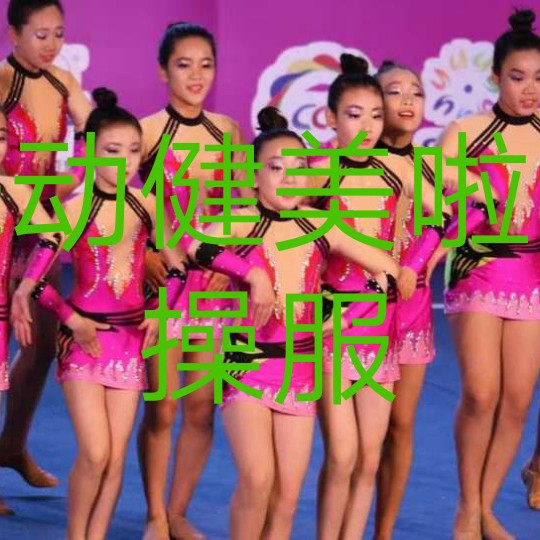 Customized primary and secondary school students' cheerleading uniforms Infant gymnastics uniforms Fuchs aerobics uniforms Competitive uniforms