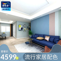 Dulux renovation service Latex paint Furniture Guest Restaurant color design Wall refresh renovation Door-to-door service