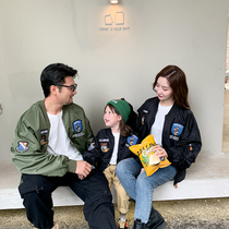 Parent-Child clothing autumn clothing family of three women and four women Spring and Autumn fashion foreign style jacket female Korean jacket tide