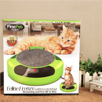 Special price pet cat toy shadowless mouse cat turntable teasing cat play plate cat interactive educational toy cat scratch board
