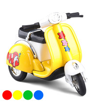 Little sheep cute pedal three-wheeled car alloy car return motorcycle motorcycle with steering children toy children gift