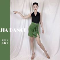 JIA DANCE Latin DANCE new skirt female adult national standard professional hip split skirt slim R47