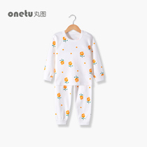 Baby underwear set childrens pajamas 1 year old Autumn 3 Women 0 boys cotton warm newborn baby autumn trousers
