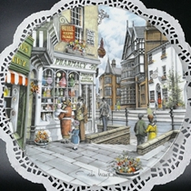Spot UK Royal Dolton Shop Shop Window Series Pharmacies Sitting Tray Hanging Disc Trim Trays