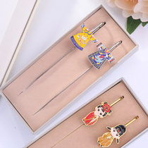 Chinese style creative bookmark metal boys and girls students with retro classic small fresh literary and artistic exquisite heart gift to send female best friend gift custom bookmark to send teacher