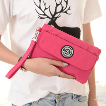 Middle aged mothers mother-in-law handbag with small cloth bag single shoulder inclined satchel can put mobile phone to buy food with zero money bag