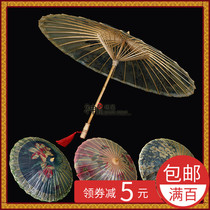 Drama supplies opera film and television ancient costumes classical rain-proof antique broken bridge Xu Xian Tung oil paper umbrella pure handmade