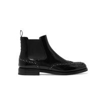 Classic item] churchs womens leather rivet low-heeled Chelsea boots NAP NET-A-PORTER