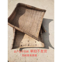 Folklore nostalgia old objects old dustpan Lyu chic dustpan old fashioned farming tools farming tools farmhouse Swaying Pieces Props