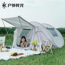 Tent camping outdoor waterproof thickened portable installation-free one-second speed open automatic boat tent Indoor