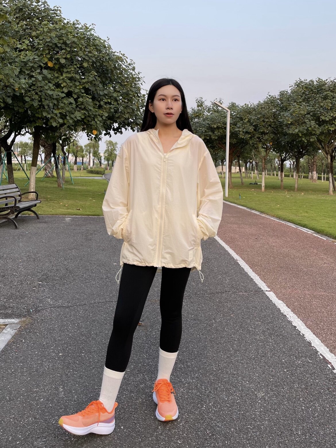 小野和子春季鲨鱼裤 薄款塑形收腹提臀 瑜伽外穿两相宜 高腰设计拉长比例