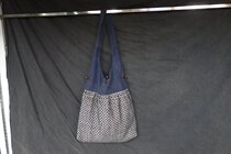 Homophonic loft seeking to know sounds handmade cotton fabric New making satchel 42 * 39cm 44 44 * 3cm b-90014