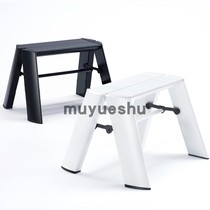 Japan Hasegawa with the same household ladder stool ultra-light single-layer childrens ladder foldable aluminum alloy ladder ladder stool step ladder