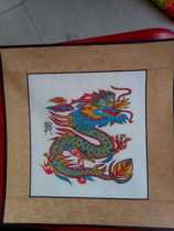 The wooden version of the year painted the zodiac zodiac.