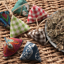 True Xin 18 slices of Dragon Boat Afternoon Zongzi sachet Sack Material diy Making Triangle Package Carry-on Traditional Chinese Herbal Pendant Cotton Linen