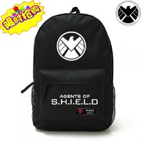 S H I E L D Agent backpack School bag Male and female students trend backpack backpack Avengers series