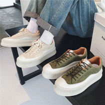  Mens shoes 2021 spring new shoes mens trendy shoes Korean version of the trend mens trendy brand all-match casual heightening board shoes men