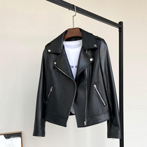 Ximei Si Fei spring and autumn Haining leather leather clothing womens short sheepskin small coat handsome fan car clothing leather jacket