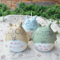 Japanese cartoon chinchilla wind chime pendant Jingdezhen ceramic wind chime stall wind chime pendant