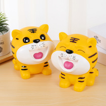 Tiger Year Gift Zodiac Tiger Deposit Money Pot Can Save Child Savings Jar Tiger Storage Money Pot Creative Home Swing