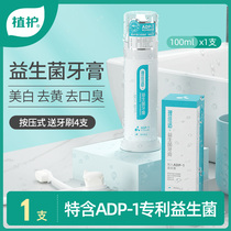 Plant Care Probiotic Toothpaste Bright white fresh breath Remove yellow tartar Remove bad breath Press-on family affordable package