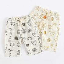 Baby summer casual shorts baby cotton pants summer boys childrens pants childrens 1 year old 3 thin tide