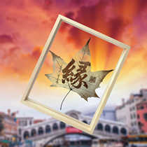 New Chinese Living Room Decoration Painting Calligraphy Shoufu Conning Leaf Engraving Painting Retro Ancient Birthday Mothers Festival Gift