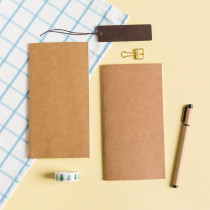 Traveler Travel diary Traveler notebook Notepad Standard kraft paper hand account replacement inner core