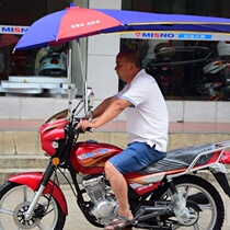 Motorcycle umbrella parasol canopy Tricycle electric car sunscreen umbrella Sun umbrella Pedal electric car canopy canopy