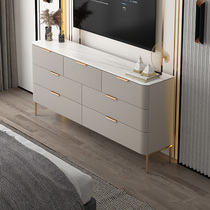 light luxury slab bedroom tv cabinet modern simple solid wood living room drawer cabinet home tv cabinet locker