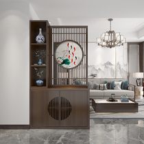 New Chinese solid wood Entry into the home Closed Cabinets Shelter Shelve Decorative storage Cuisine Entrance Room Screen Partition Cabinet