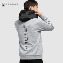 SPYDER Spider Casual Sweater Men's Hat Spring and Autumn Jacket T-shirt Setup Setup Shirt Setup Loose Grey Blouse