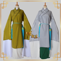 Yinlong New Product drama Opera Peking opera Yue opera Laodan old poor Dan clothing collar Lao Dan clothing old plain robe folds