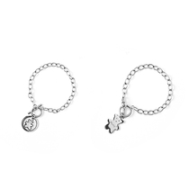 PCMY Birthday Gift Tide Cards Small Bear Couple Bracelet Lukewarm Wind Titanium Steel Laughs Face Hand-decorated Chain Brief Retro Personality